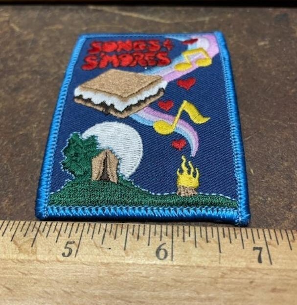 Songs & S’mores Embroidered Patch (NOS)