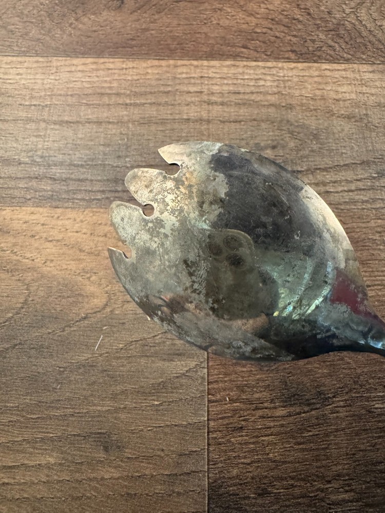 Silver Plated Sheffield England Salad Server Fork Replacement