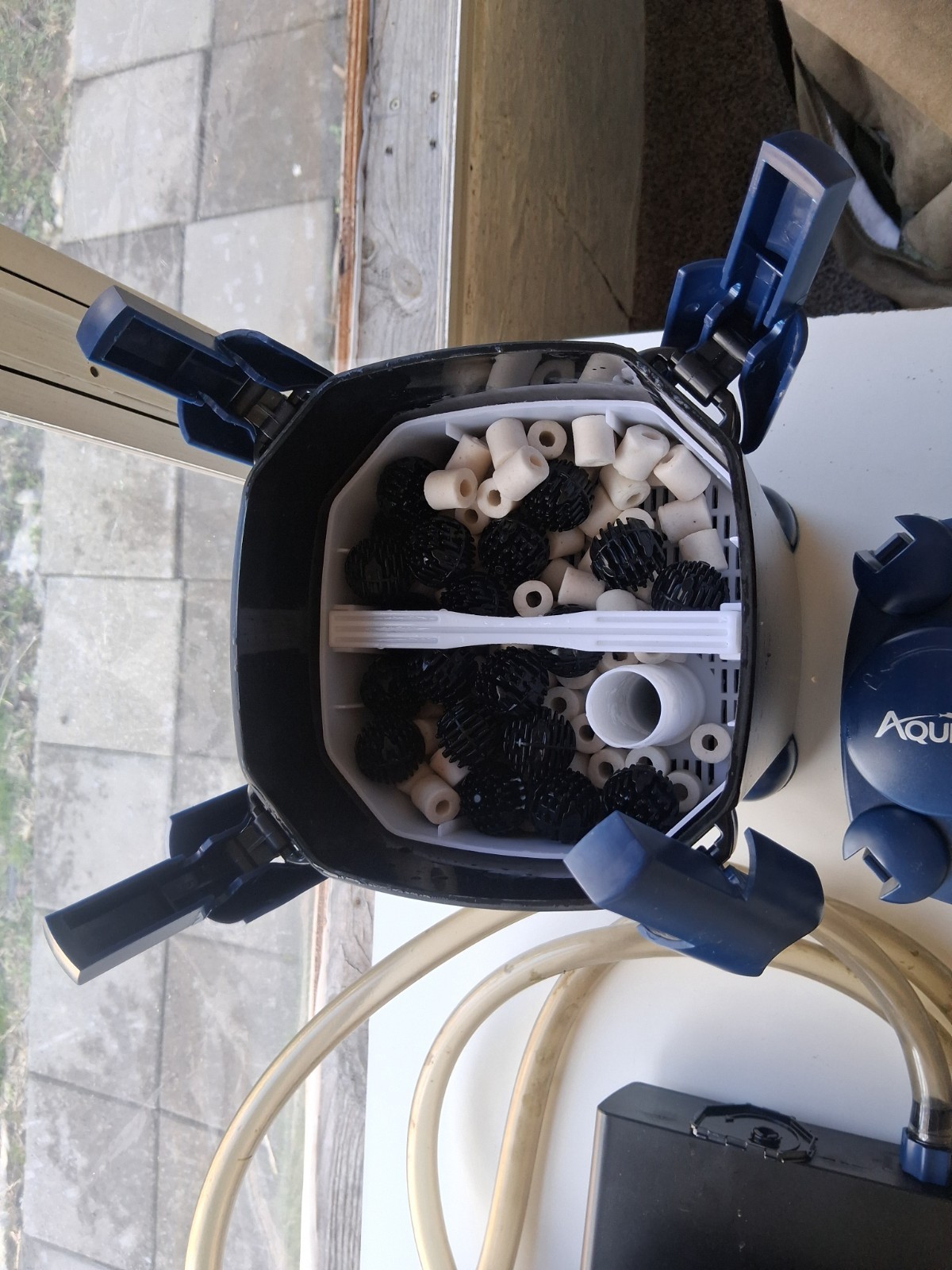 Aqueon QuietFlow Canister Filter 200, 200 GPH, 55 gal, Water Polishing Unit