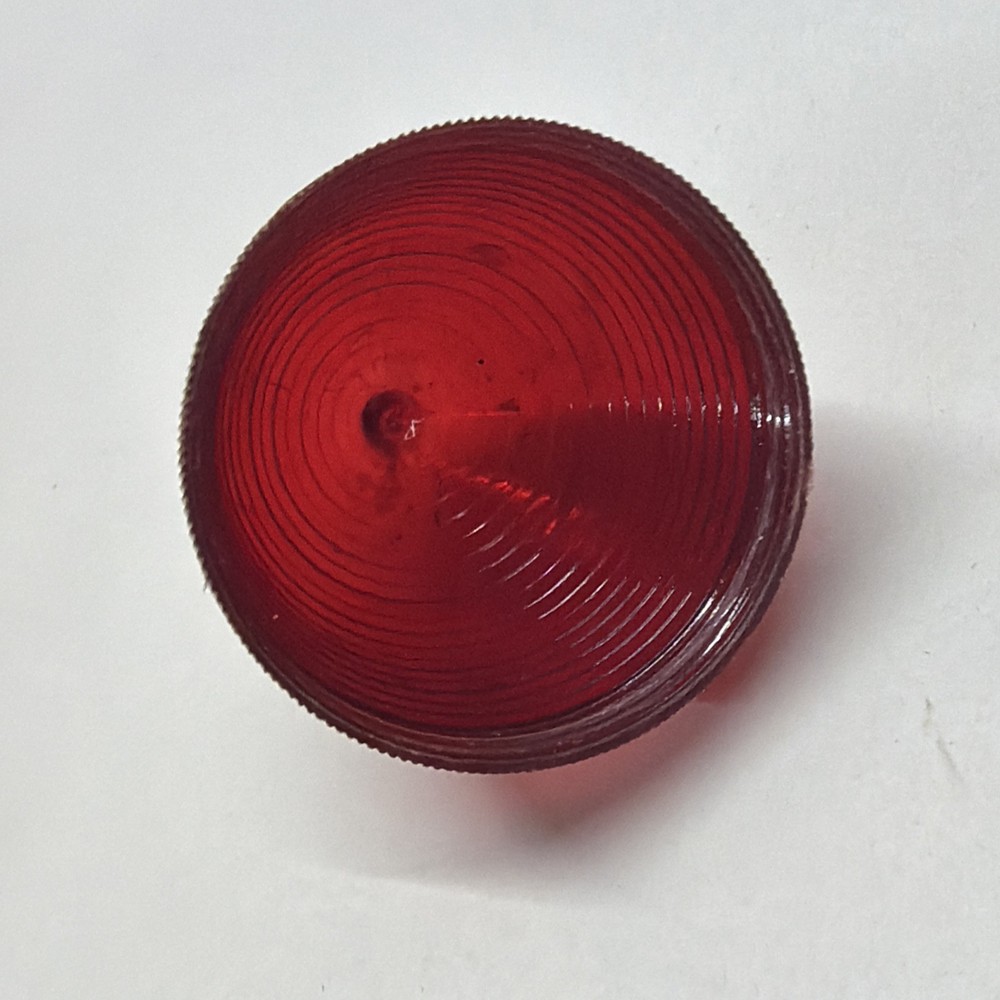 VINTAGE ASHFLASH "EXPLORER" SPOTLIGHT / LANTERN BRIGHT RED REPLACEMENT LENS CAP
