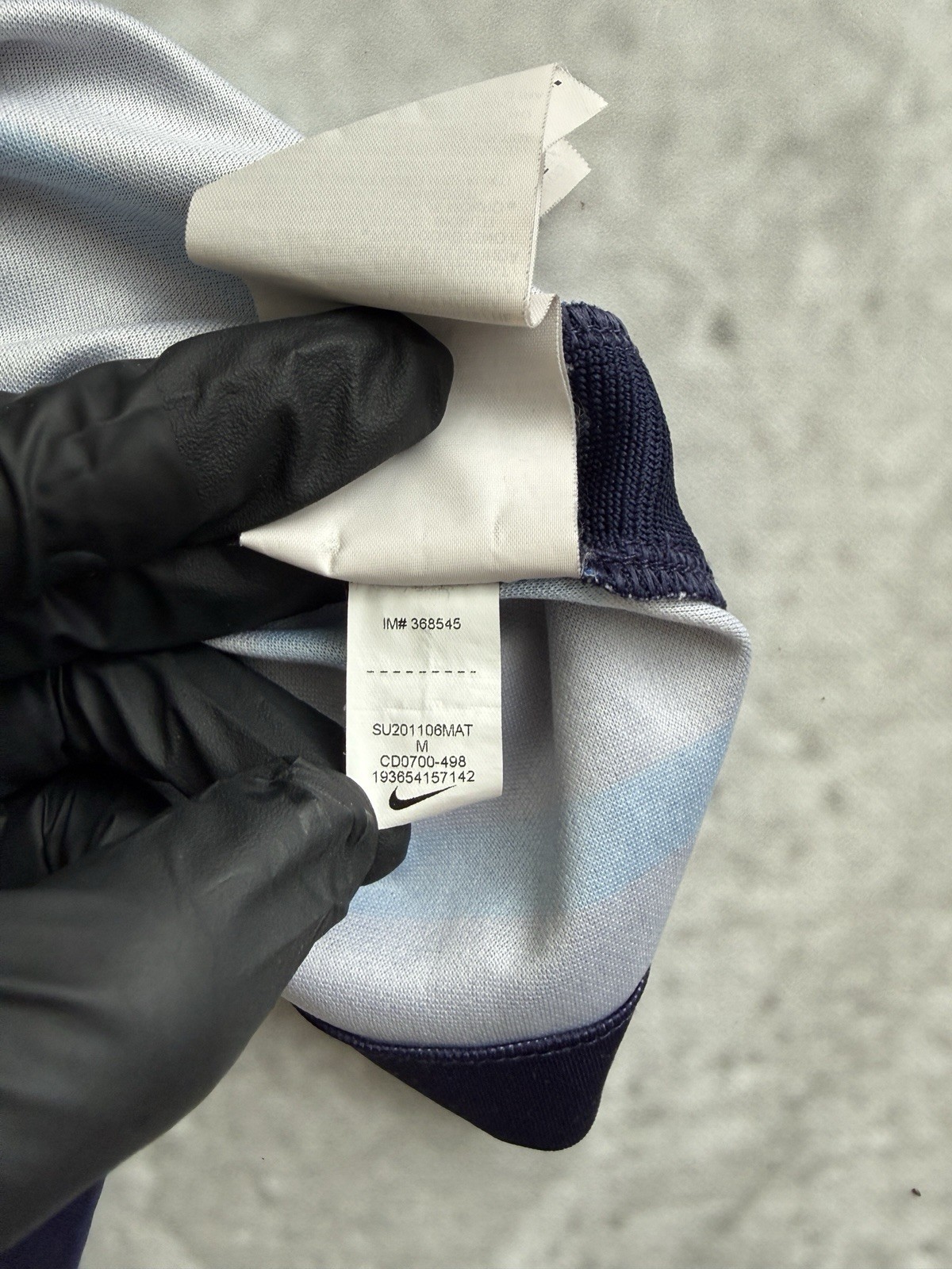 France 2020 2022 Football Soccer Jersey Nike CD0700-498 sz M Men