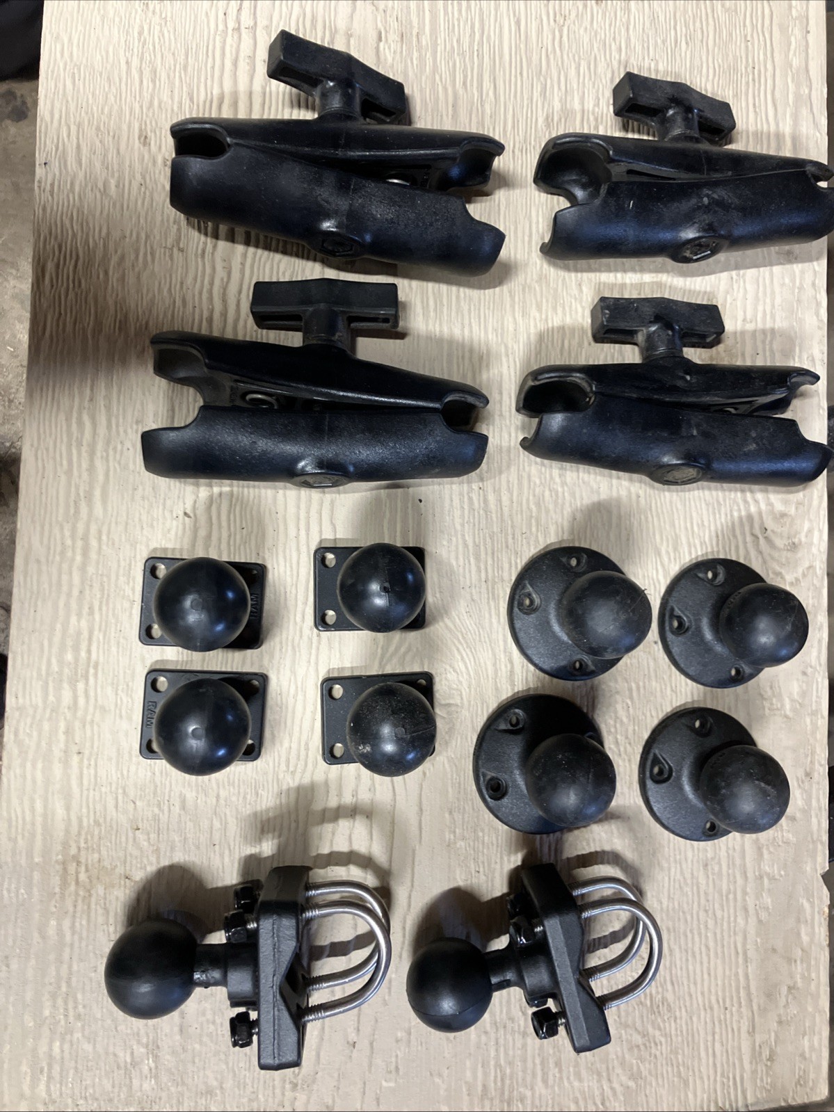 14 Pc RAM® 1.5" C-Size Ball Mount Double Socket Arm Assortment Set