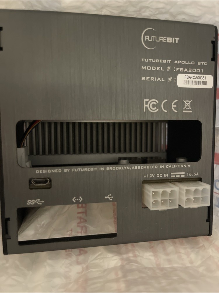 FutureBit Apollo Bitcoin BTC Miner