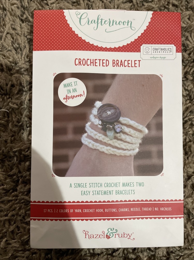 Hazel & Ruby Crocheted Bracelet Crafternoon