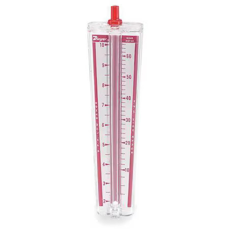 Dwyer Instruments Wind Meter-Mph Portable Wind Meter, Mph Scale