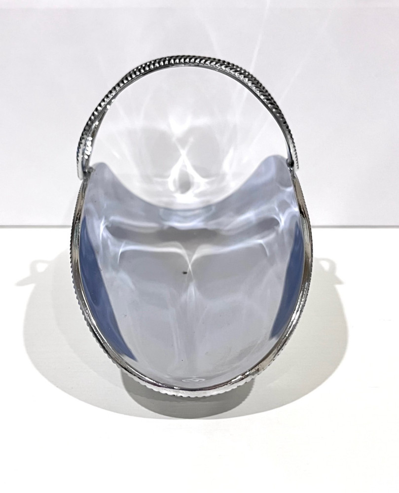 Silver Plated Art Deco GSA Footed Basket Godinger Silver Vintage Silversmith