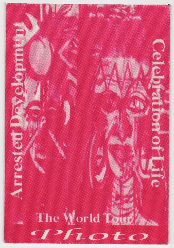 Vintage 1996 Arrested Development Backstage Pass Photo
