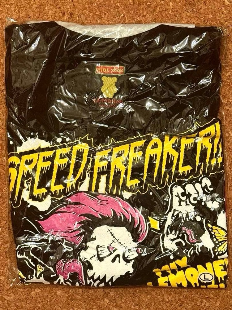 unopened hide × LEMONed × HYPER CORE Tshirt