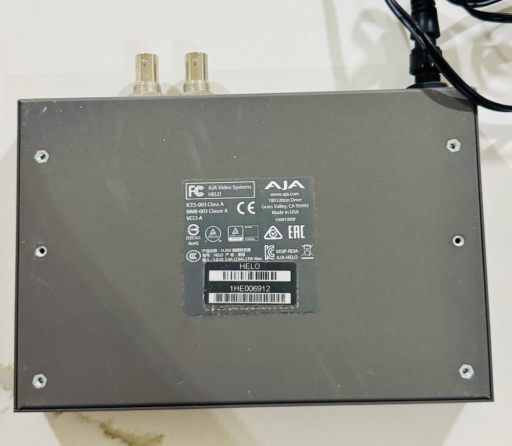 Aja Helo H.264 HD/SD stream and record encoder.