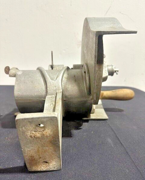 "THE SLICE CHIEF" BASE MOUNTED MANUAL VEGETABLE SLICER + ADJUSTABLE BLADE