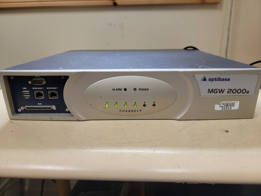Optibase MGW 2000e Streaming Server with 3 MGE200 Modules & 1 MGE100 Module