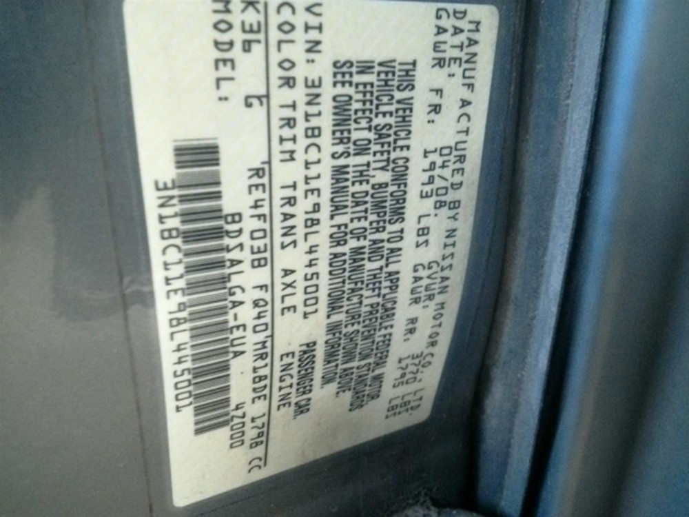 Engine ECM Electronic Control Module Left Hand Kick Panel Fits 08 VERSA