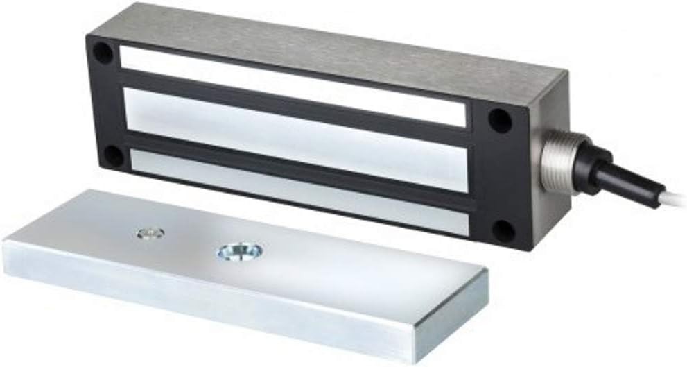 App-Controlled Electromagnetic Gate Lock - 1,300 Lbs, Complete Mounting Kit