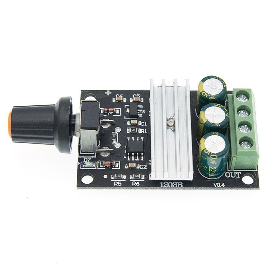 DC 6V-28V 3A PWM Motor Speed Variable Regulator Controller Switch 6V 9V 12V 24V