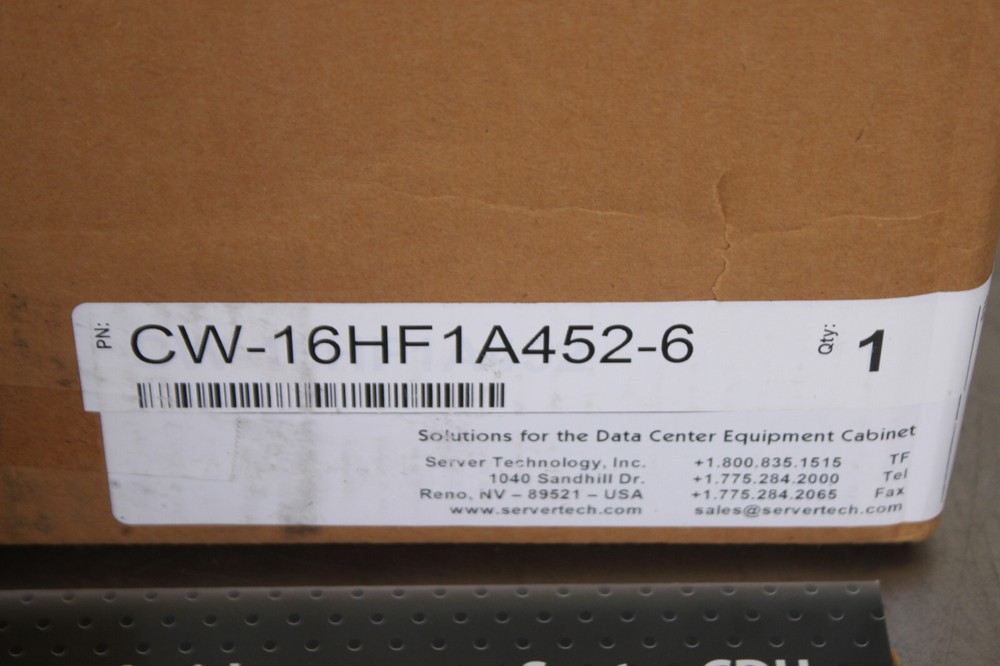 NEW Server Technology CW-16HF1A452-6 2U Rack Mount Fail-Safe Transfer Switch CDU