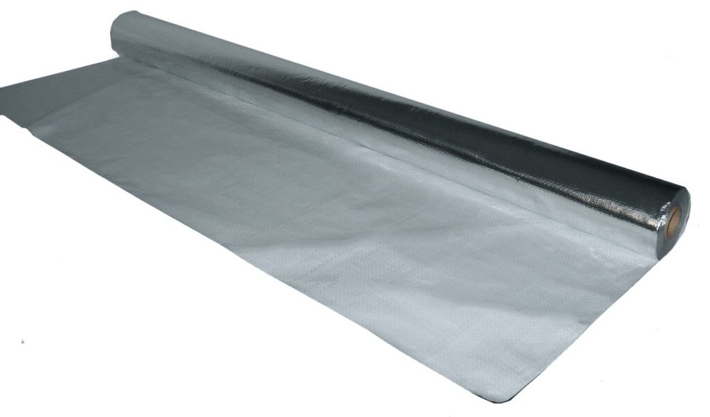 500sqft Solid White ATTIC FOIL VAPOR BARRIER (51INCH RAFTER FRIENDLY) CRAWLSPACE