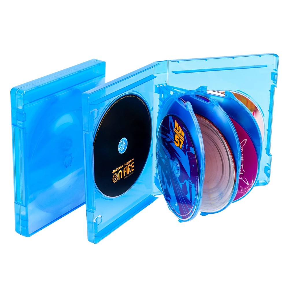 Blu-ray/DVD/CD Multi Case 8 Tray (Holds 8 Discs) 20mm Replacement Box Holder