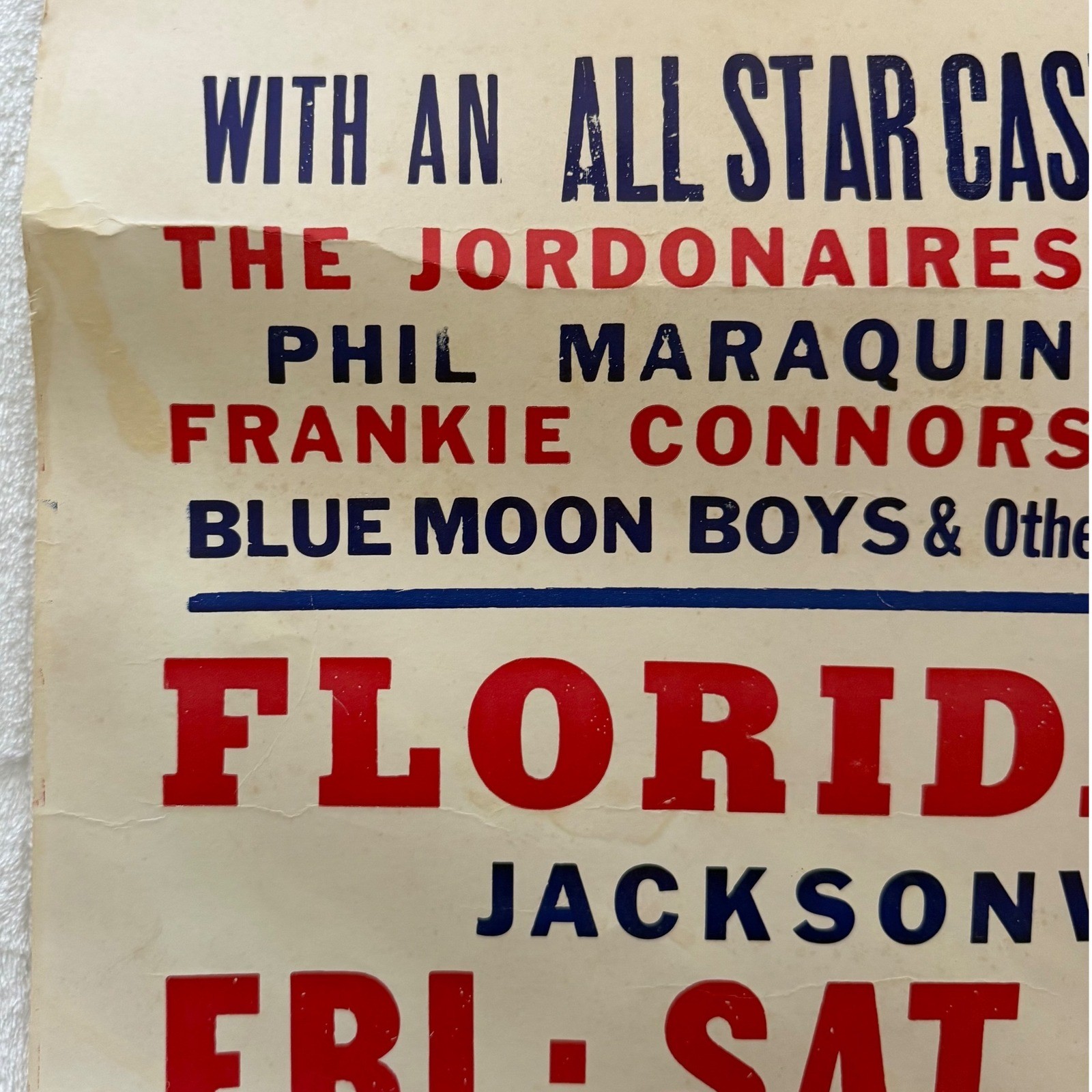 Vintage Elvis Presley Hatch Show Print Poster 1985 Letterpress Florida Theatre