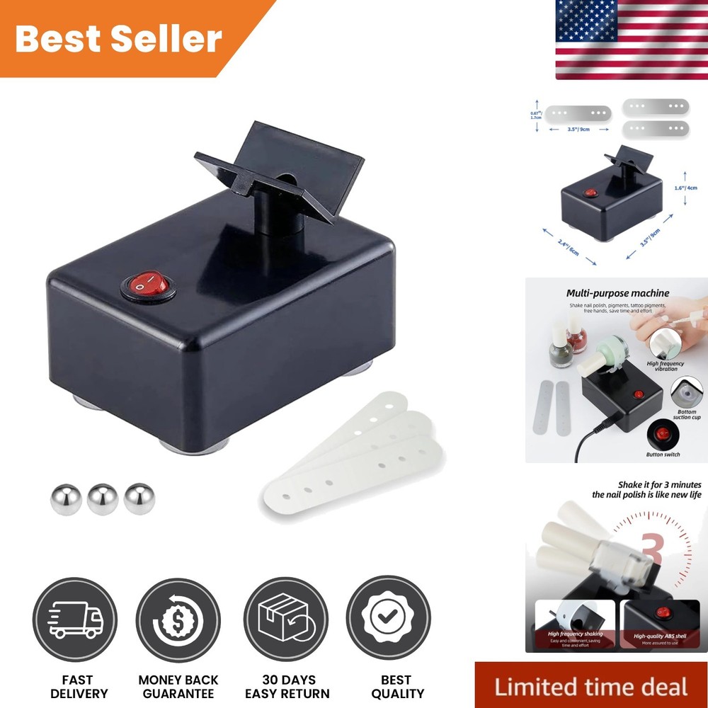 High-Quality Nail Polish Shaker with Adjustable Straps - Consistent Mixing Tool