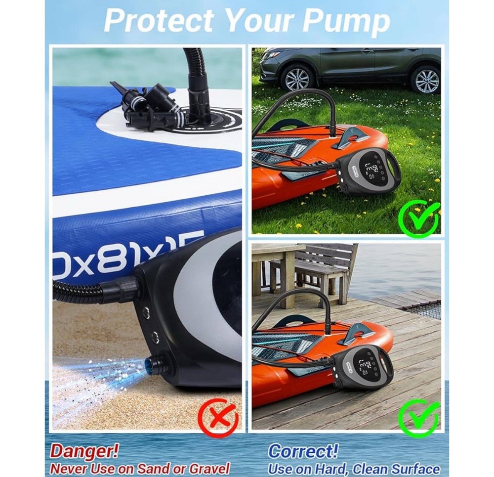 Dr Meter Paddle Board Pump Rechargeable Model NW03