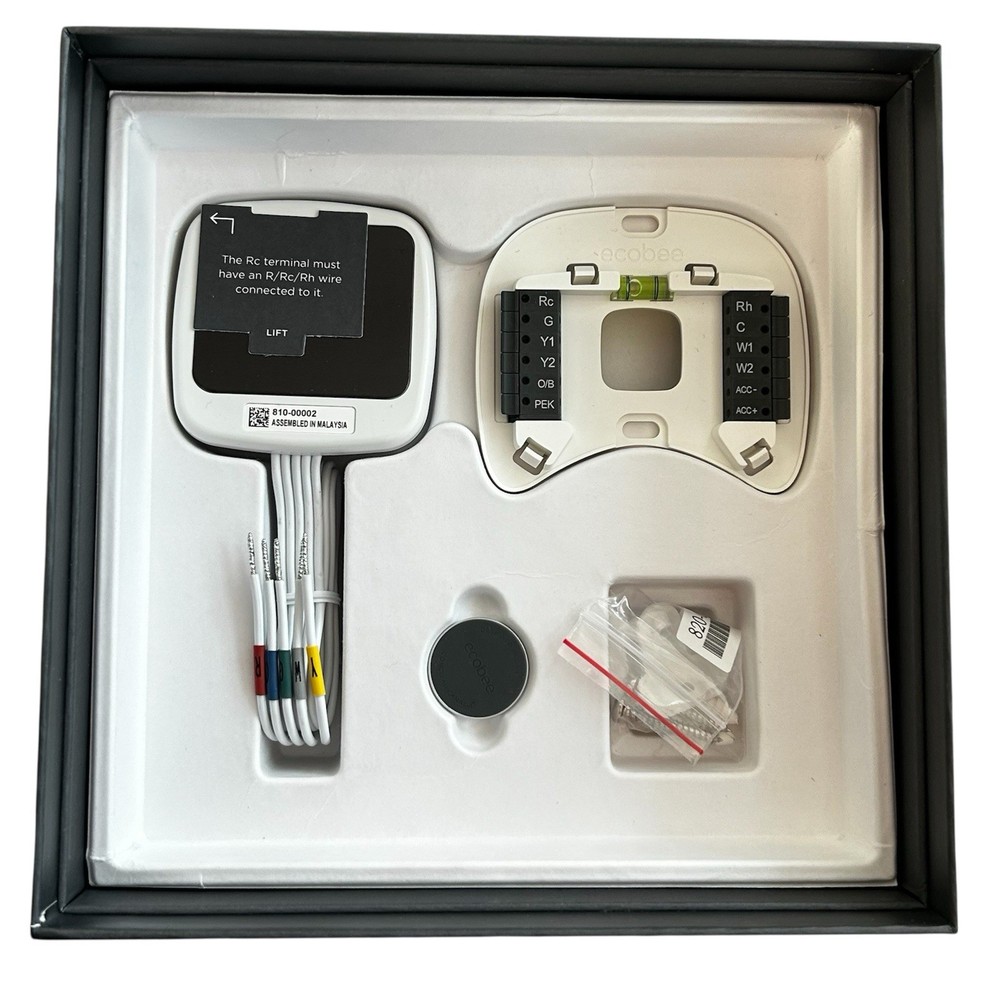 ecobee SmartThermostat Voice Control SmartSensor EBSTATE501 NEW OPEN BOX