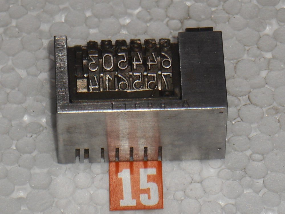 KEY | letterpress numbering machine | 15