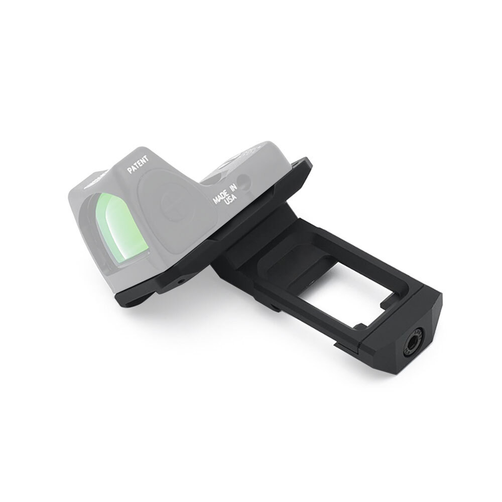 For RMR Red Dot Sight Mount Side 45°Offset Optics Mounting Base Accessories Rail