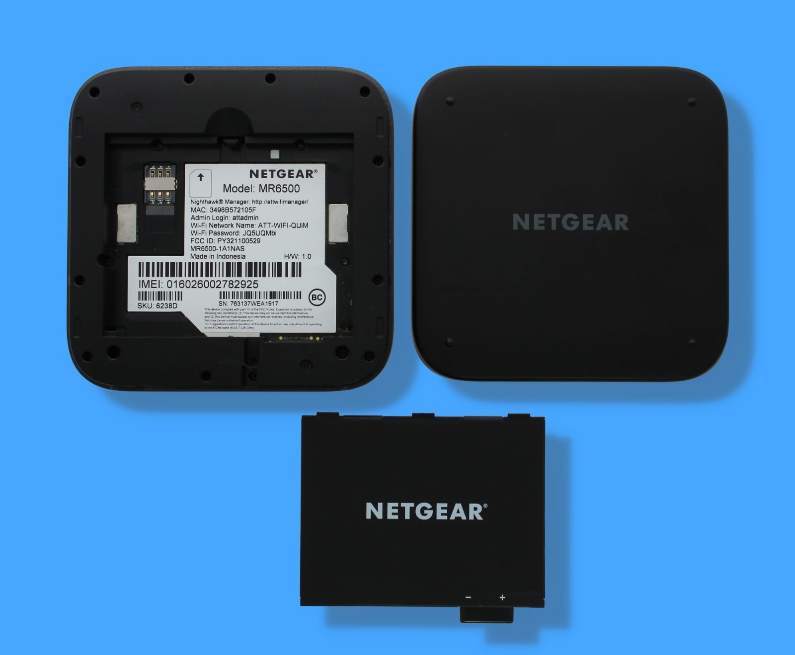 UNLOCKED NETGEAR NIGHTHAWK M6 PRO MR6500 MOBILE HOTSPOT ROUTER BLACK
