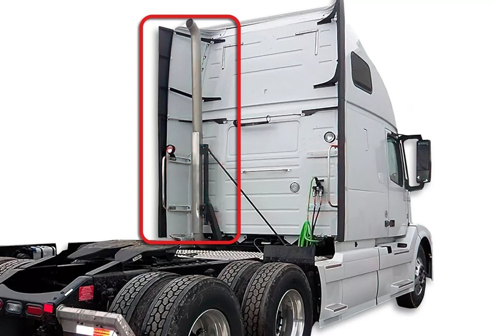 Lower &Upper Cab Wind Fairings Set Left Compatible with Volvo VNL 2004-2017