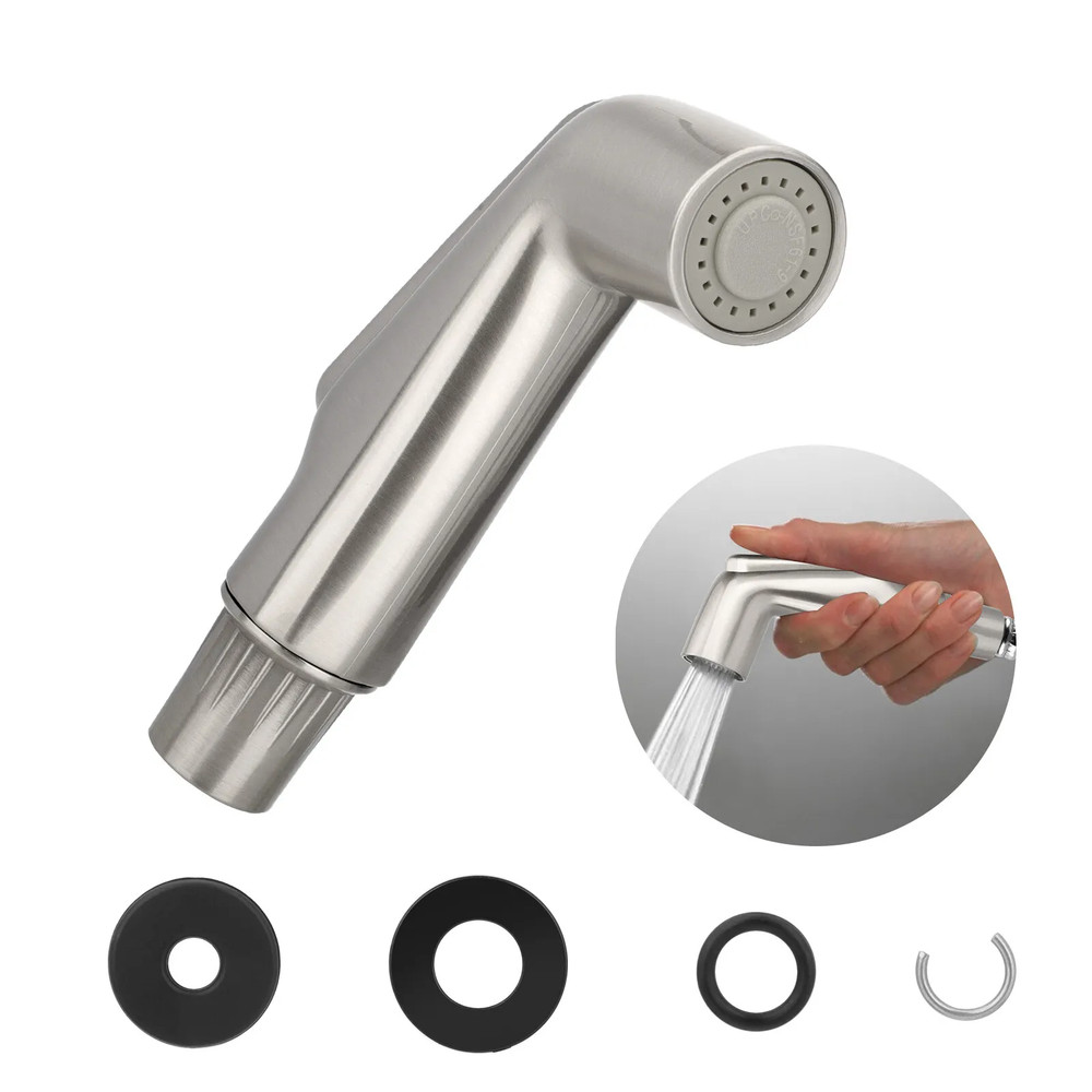 Brushed Nickel Pull Out Sink Side Sprayer Head Kitchen Faucet Replacement