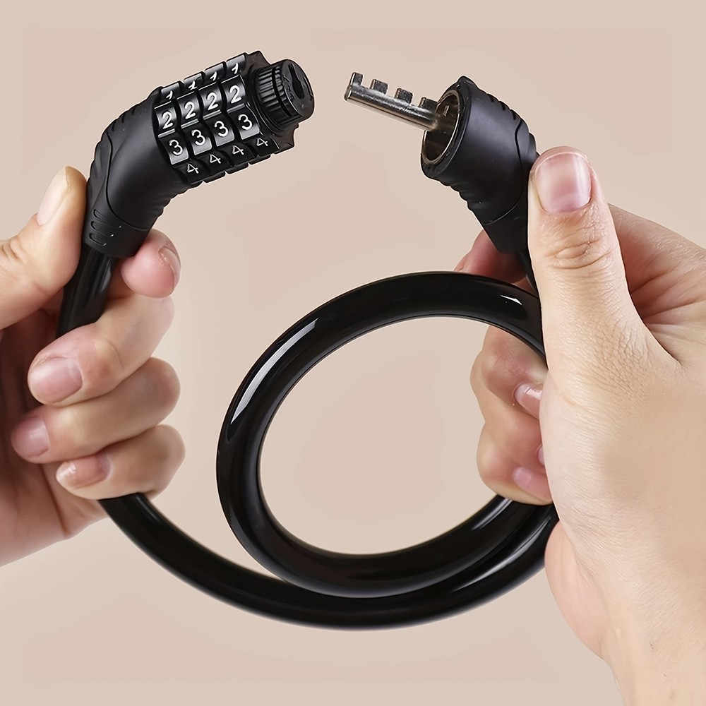 Combination Cable Lock - Anti-Theft for Bikes & Gear