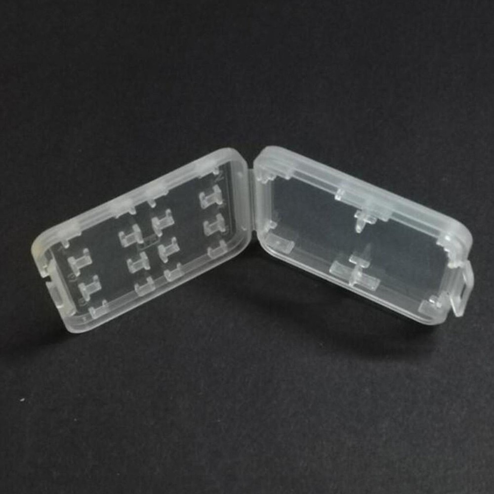 8 Slots Micro SD TF SDHC MSPD Memory Card Storage Box Protecter Case Holder US