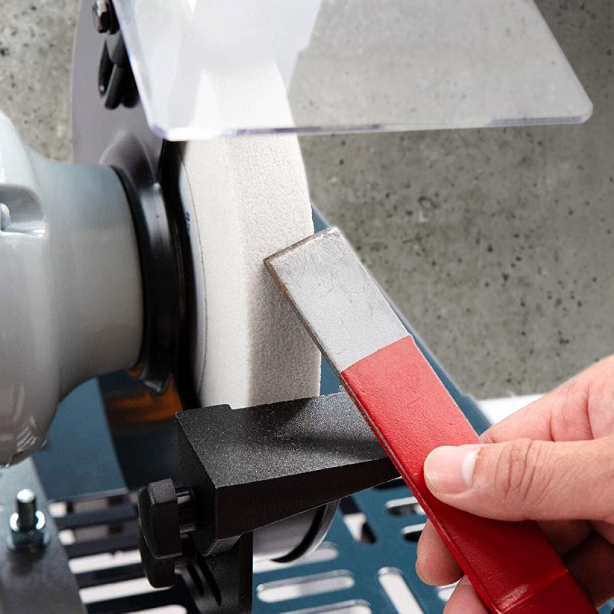 POWERTEC 8 x 1 in, Bench Grinding Wheel, 80 Grit, 5/8" Arbor, Aluminum Oxide