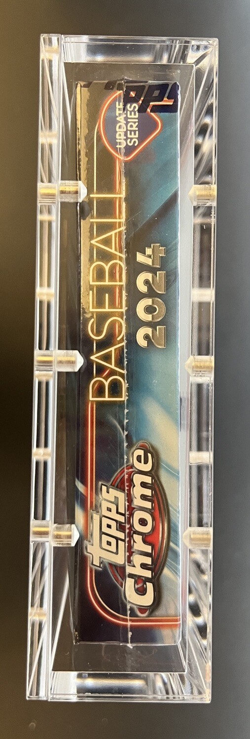 Acrylic Display Case Magnetic FITS 2024 Topps Chrome Update Baseball Hobby Box