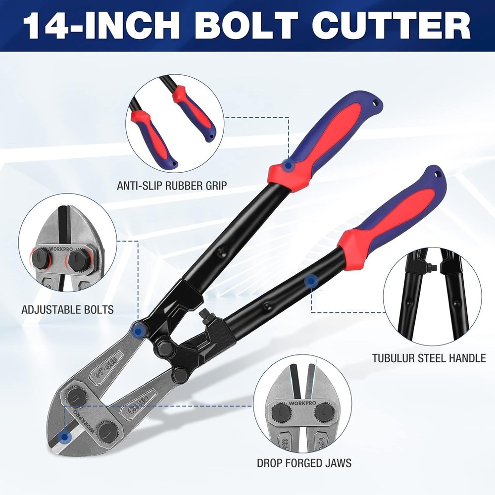 Lightweight Bolt Cutter with Ergonomic Design for Optimal Cutting Performance