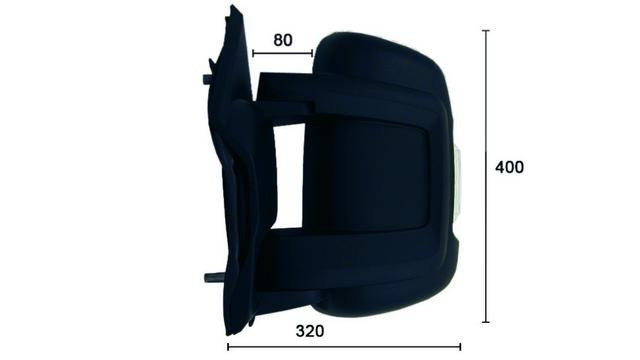 IPARLUX FULL REAR VIEW MIRROR RIGHT