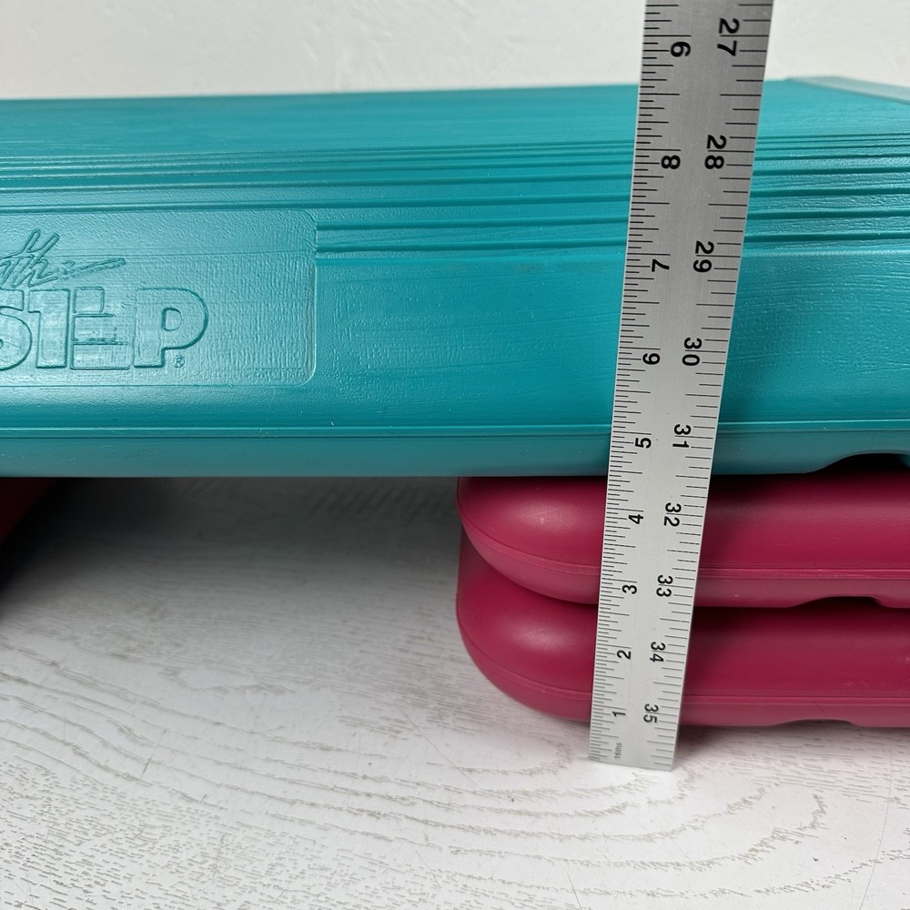 The Step Company Home Workout System Step Platform With 4 Risers 4” 6” 8”