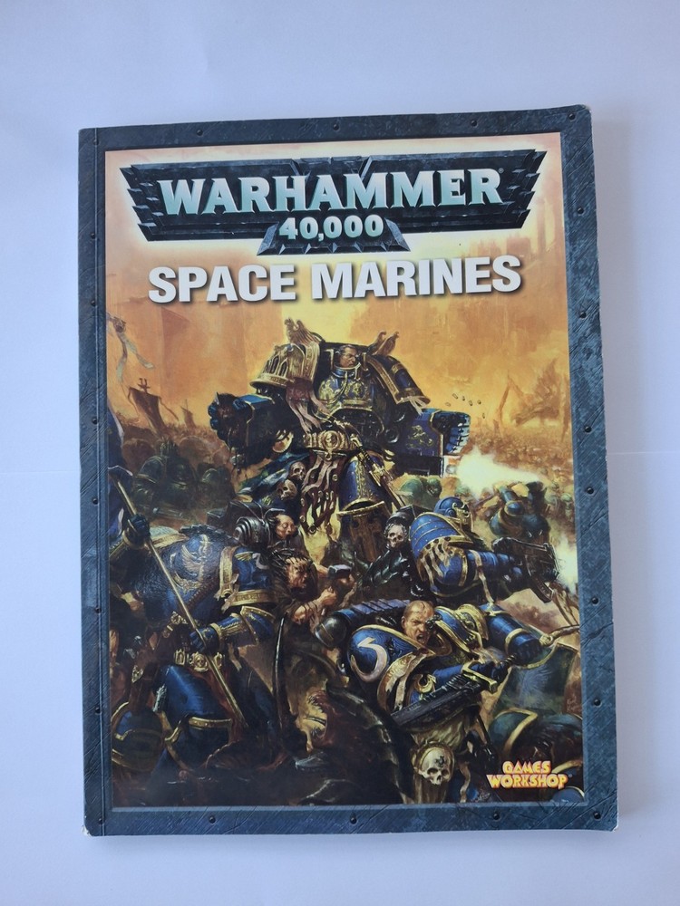 Warhammer, 40k, Space Marines, Codex, Soft Cover, 2004, 4th Edition, Used