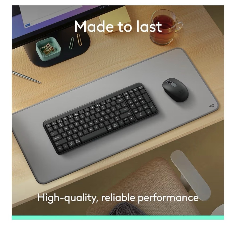 Logitech MK250 Bluetooth Wireless Mouse and Keyboard Combo Compact Keyboard