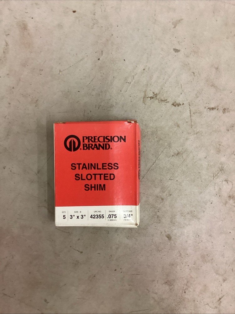 Precision Brand Stainless Slotted Shim 42355