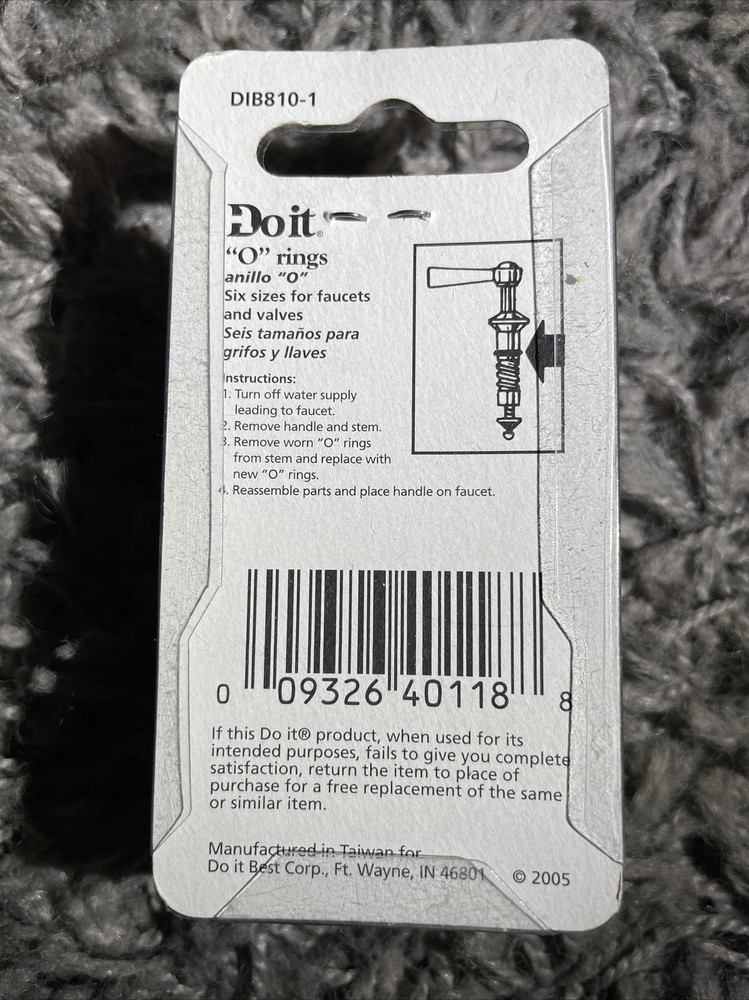 Do it Assorted Small O-Rings (12-Piece) 402317 Assorted