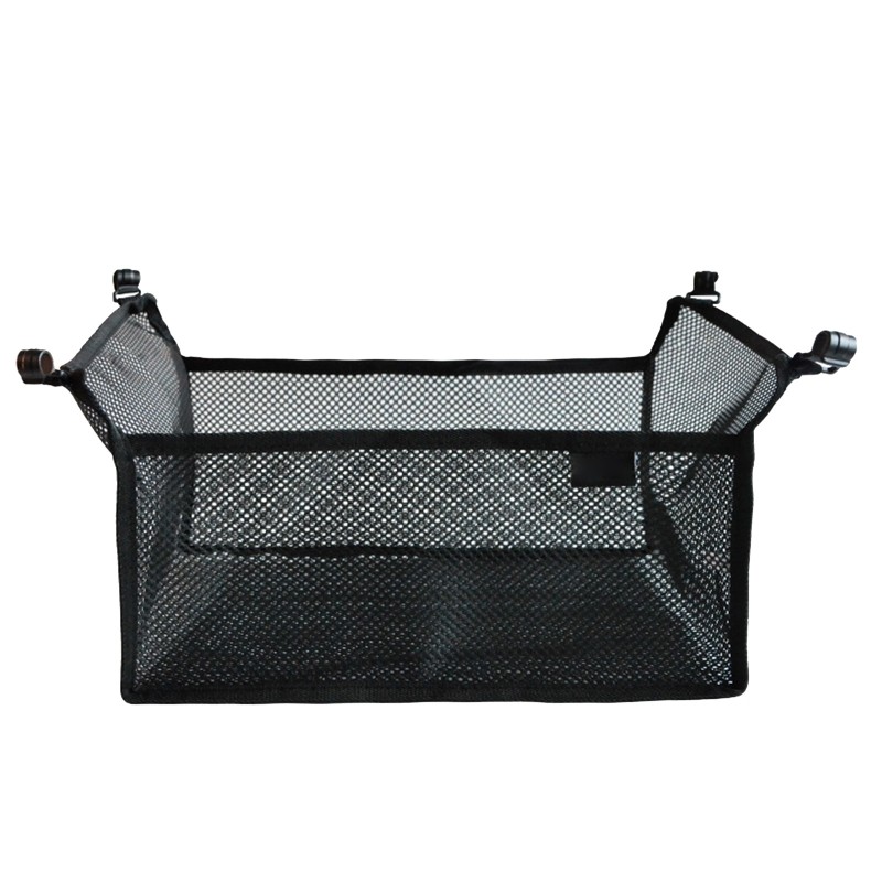 Outdoor Foldable Table Net Bag, Thick Net Storage Bag, Under Desk Bag Portable