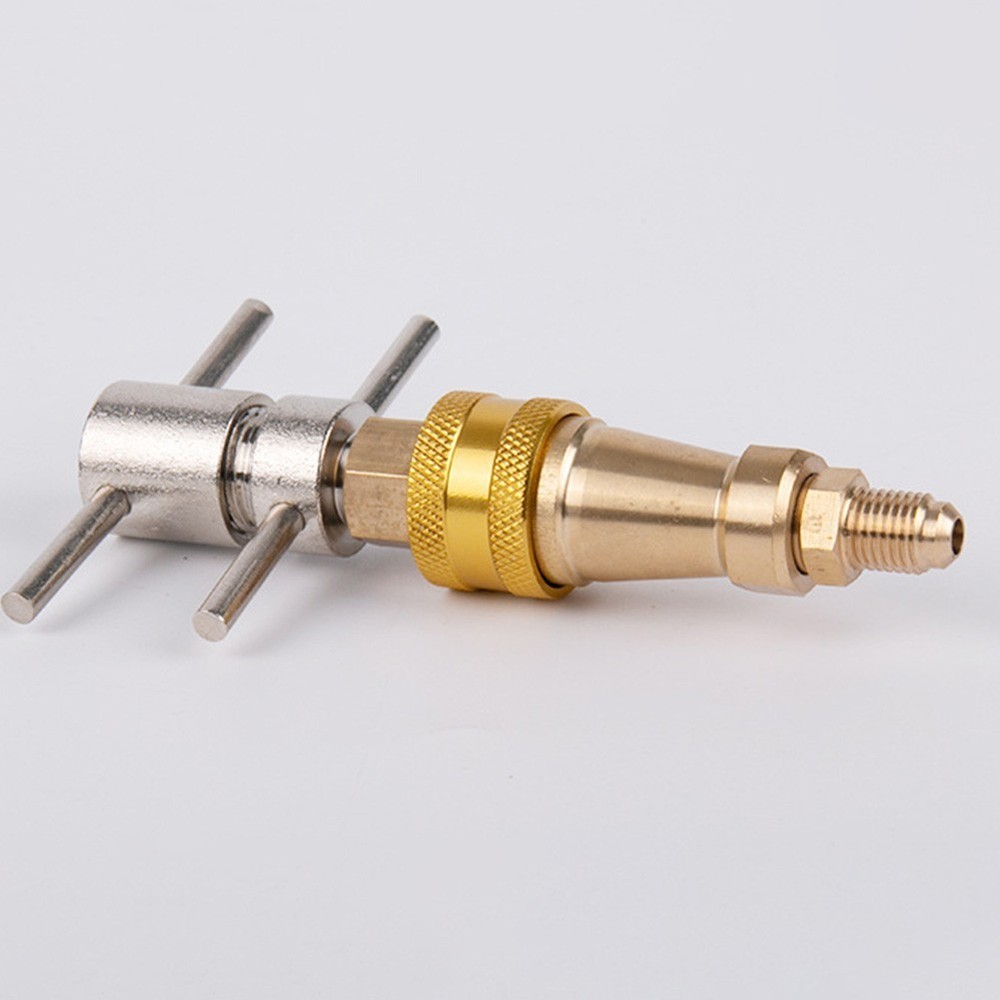 1/4 Inch Brass Quick Coupling for Refrigerator and Cleaning Applications