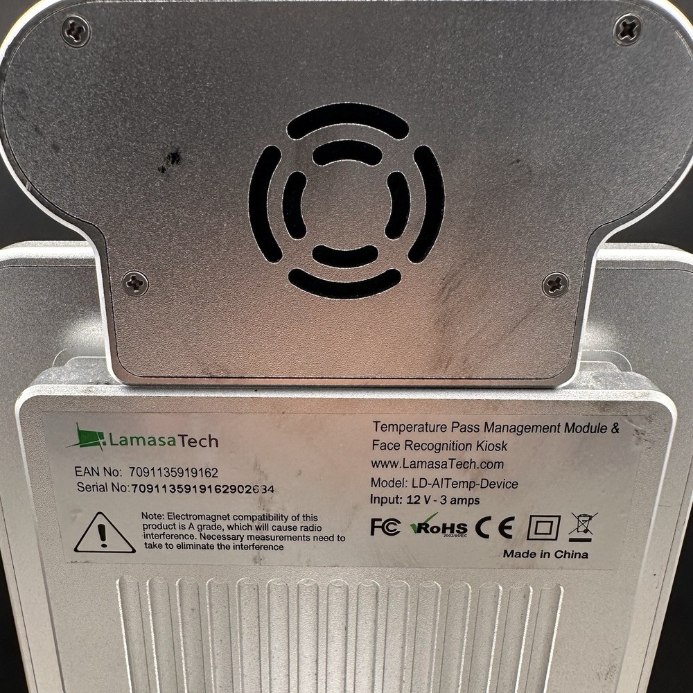 Facial Temperature Scanner & Facial Recognition with Desktop Stand Lamasatech