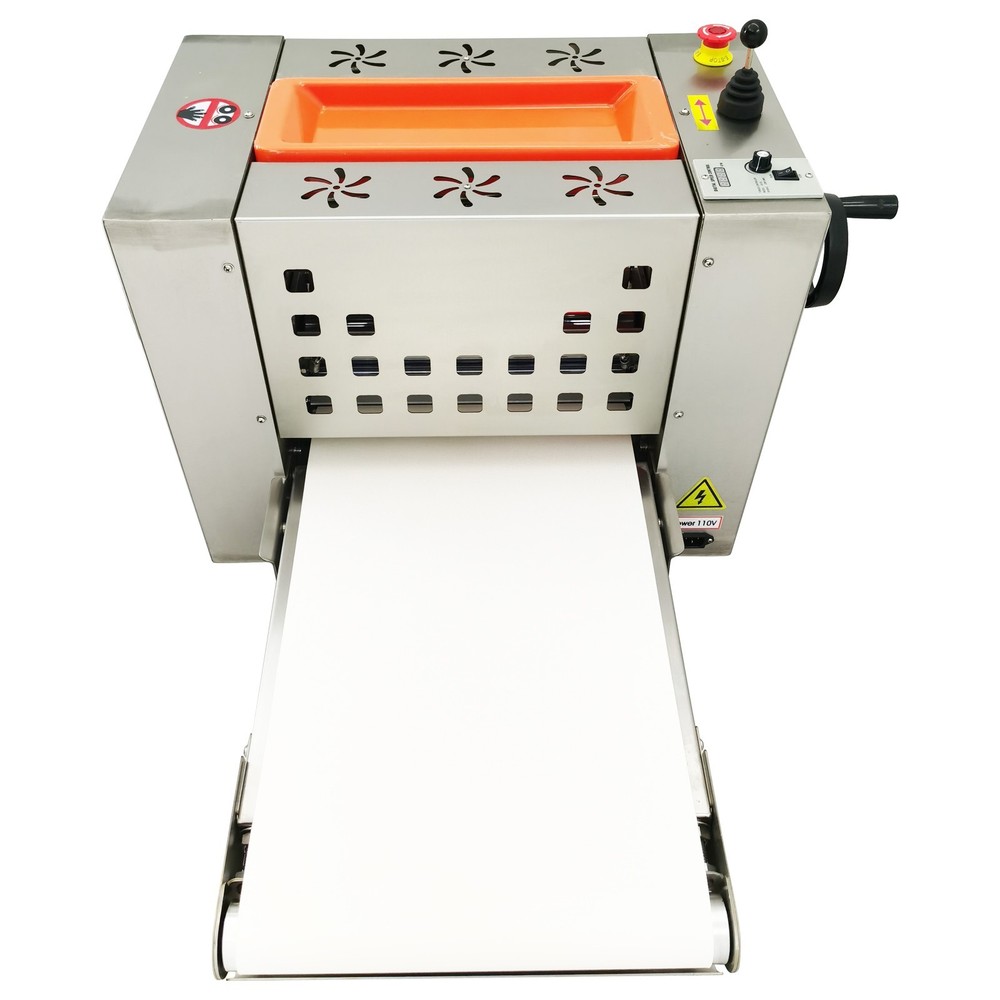 110V Table Type Folding Pastry Machine Dough Sheeter Pastry Crisp Machine