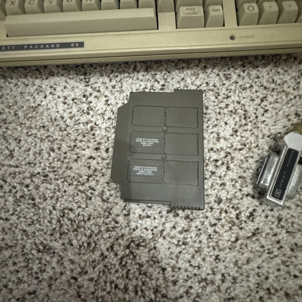 Vintage HP 85 series Computer Hewlett Packer With ROM Drawer and HP-IB Interface