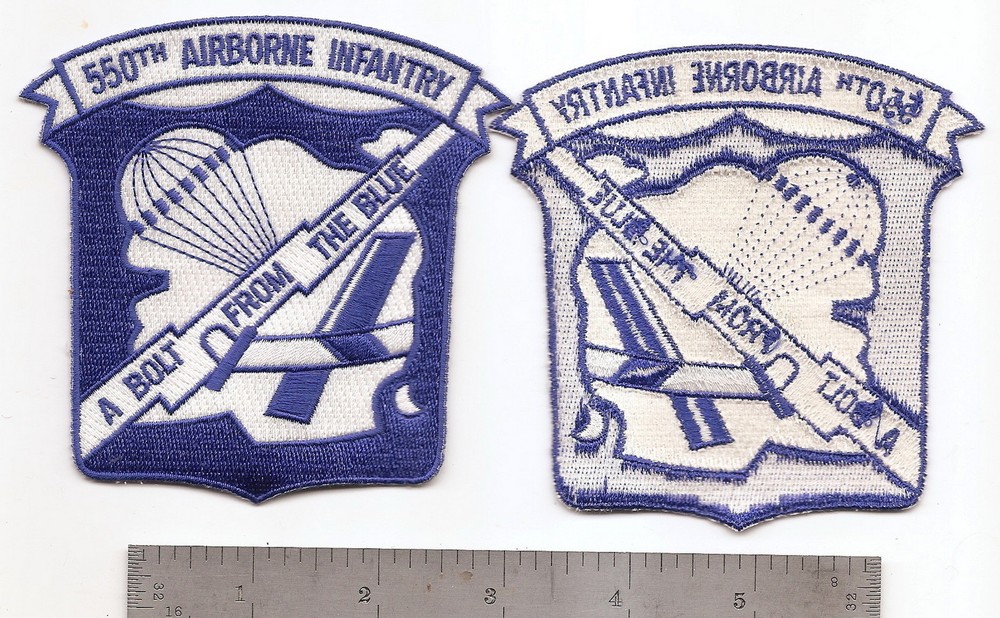 #142  US ARMY 550TH AIRBORNE INFANTRY  PATCH