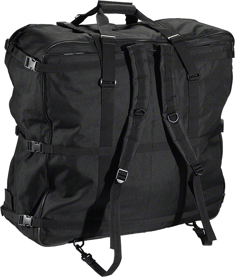 S and S coupler backpack soft bicycle travel case black
