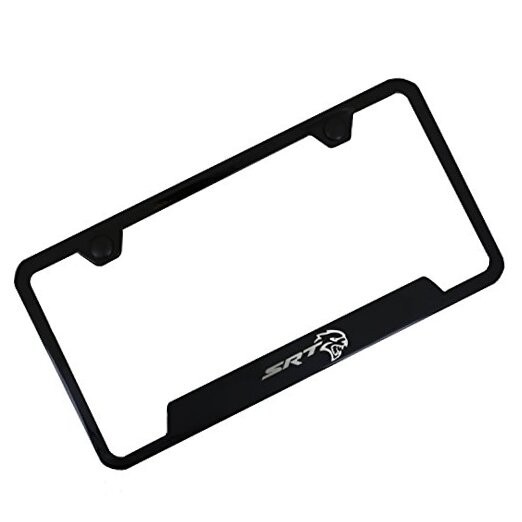 SRT Hellcat Laser Etched Cut-Out Frame – Black