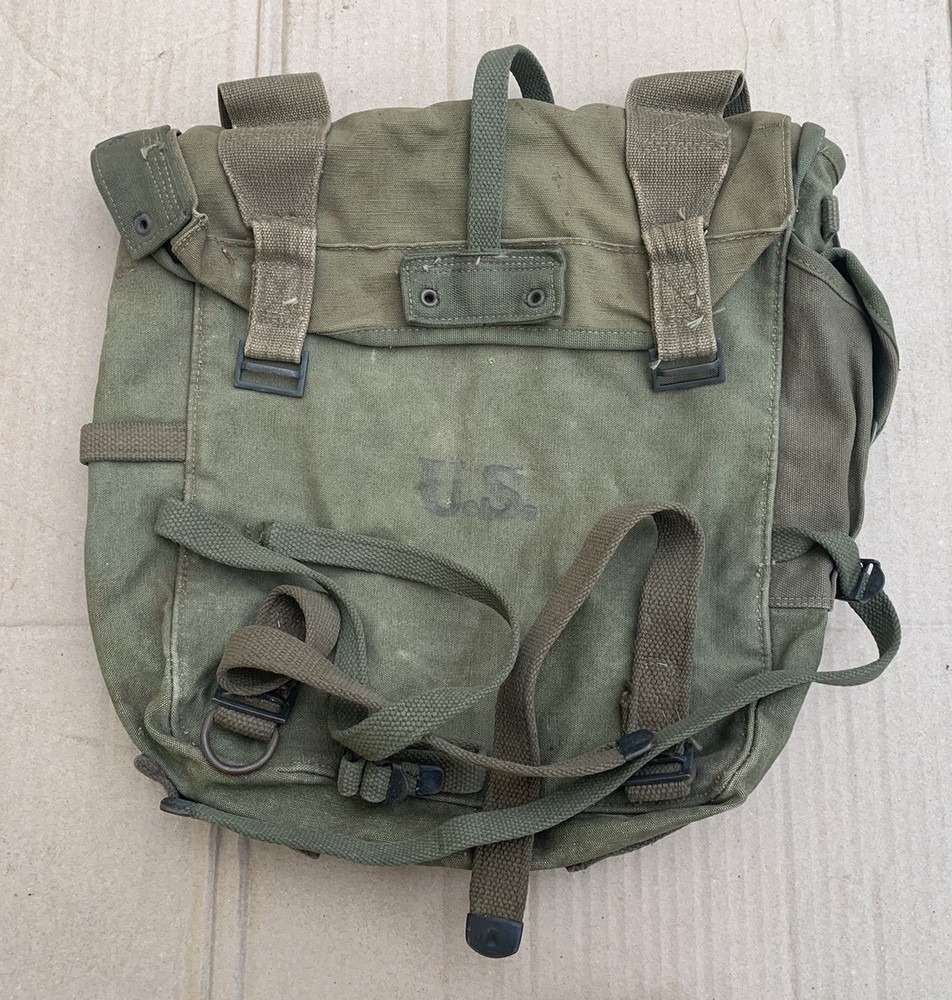 Original US M1945 Canvas Upper Field Pack Bag